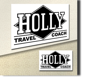 Holly Travel Coach Decal